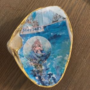 Mermaid 🧜‍♀️ Decoupage Trinket Dish